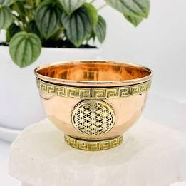 Copper Offering Bowl – Flower of Life