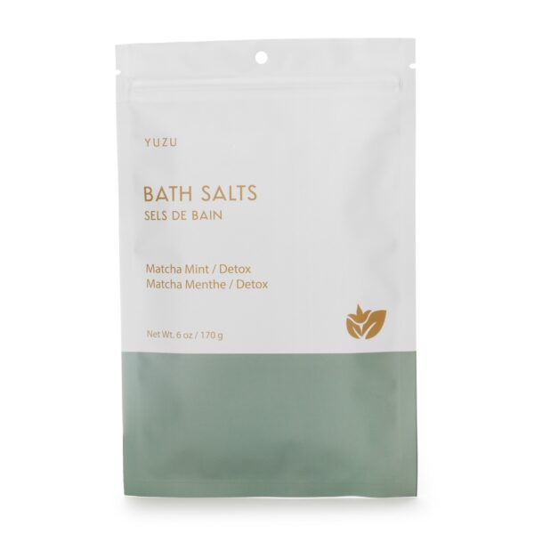 Bath Salts: Matcha Mint/Detox 6 oz.