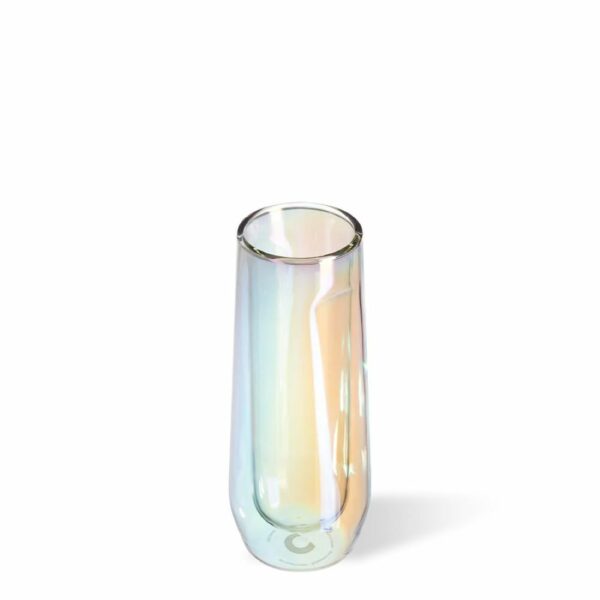 Stemless Flute Glass Set of Two | Prism