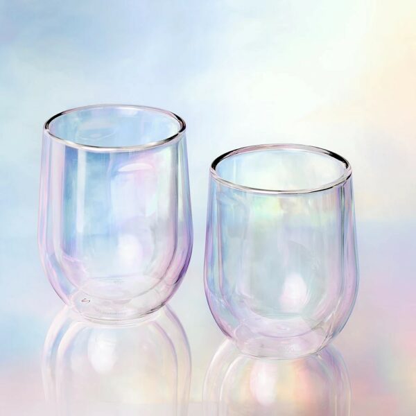Stemless Glass Set of Two | Prism