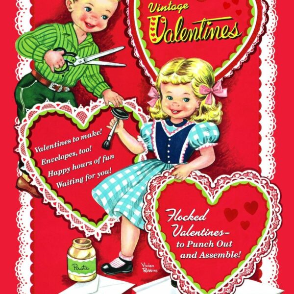 Vintage Valentines: Press Out Book