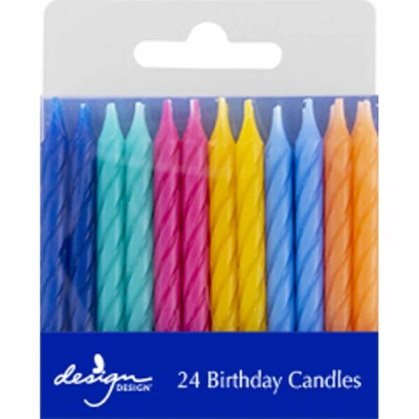 Brights Twist Stick Birthday Candles