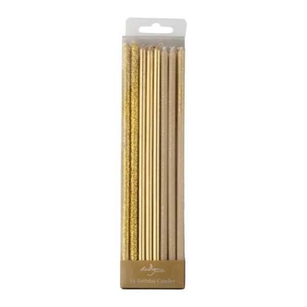 Birthday Candles | Soft Gold