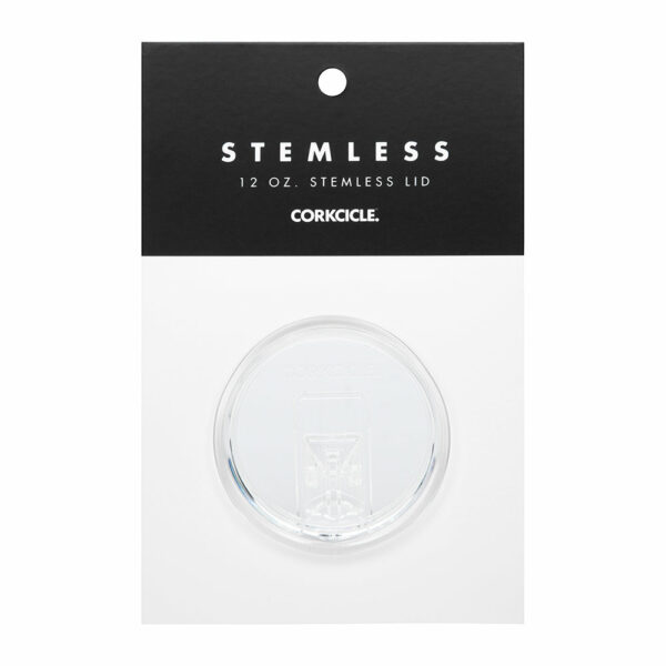 Corkcicle Stemless Cup Lid – Clear