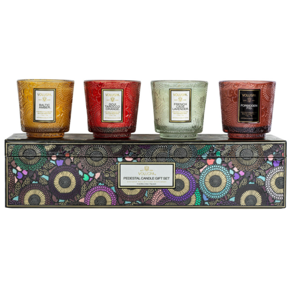 Voluspa ~ Japonica Collection Pedestal Candle Gift Set