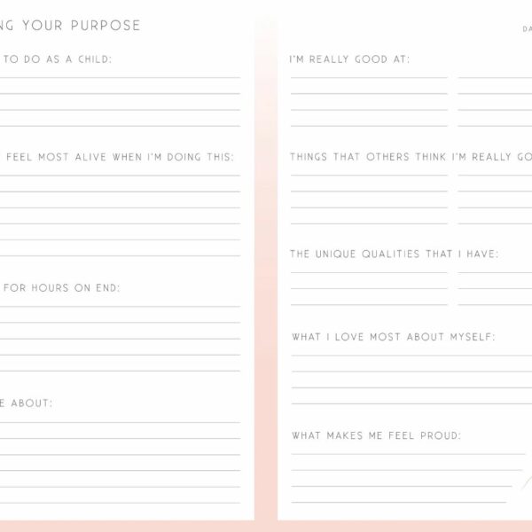 Purpose: A Day and Night Reflection Journal