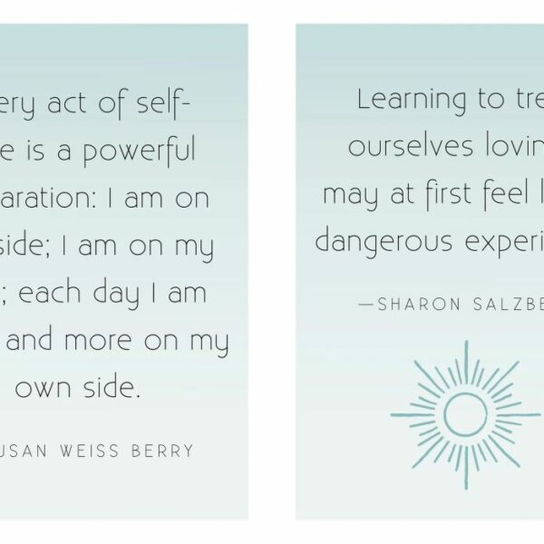Self Care: Meditations & Inspirations Mini Book