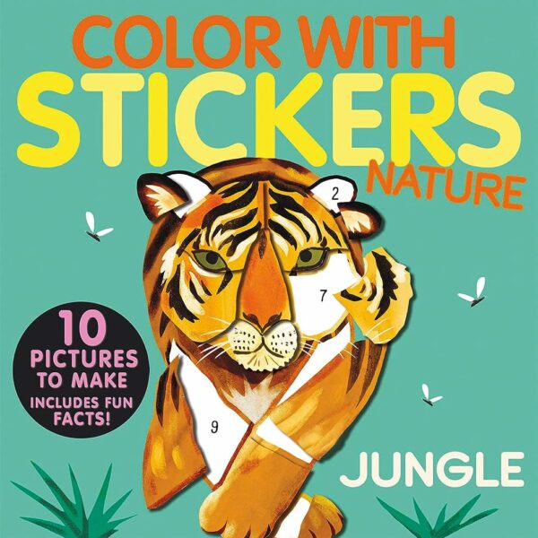 Color with Stickers: Jungle