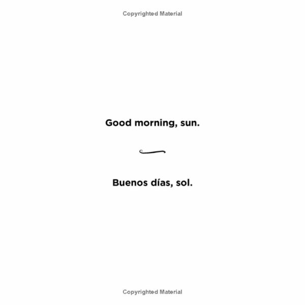 Good Morning | Buenos Días Book