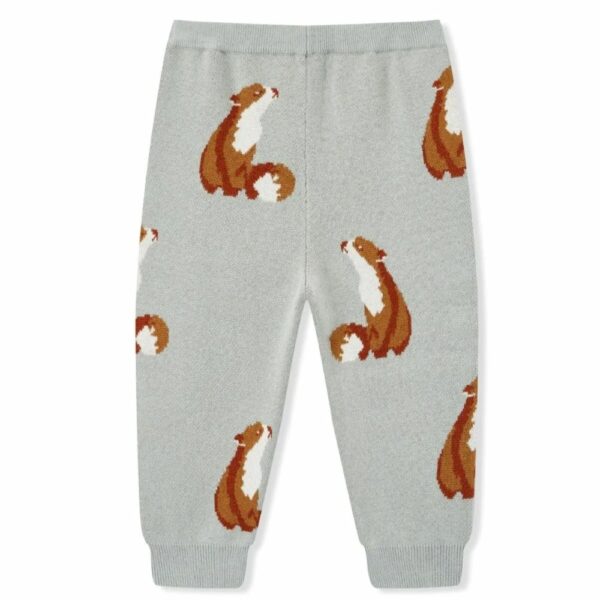 Fox Knitted Sweatpants