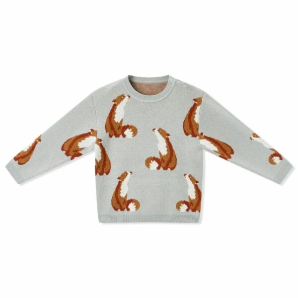 Fox Knitted Sweater