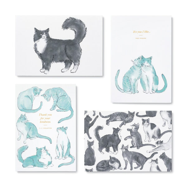 Cat-Themed Boxed Notecards