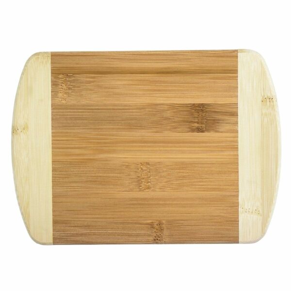 Two-Tone Bamboo Bar Prep Cutting Board